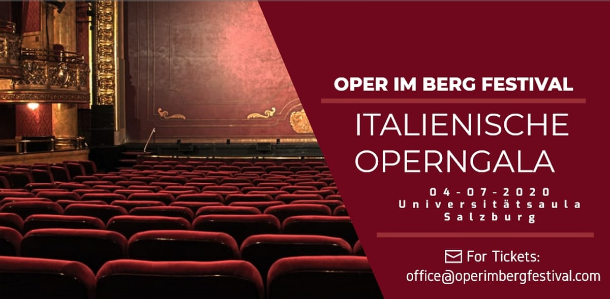 Salzburg, Oper im Berg,  Italienische Operngala, 04.07.2020