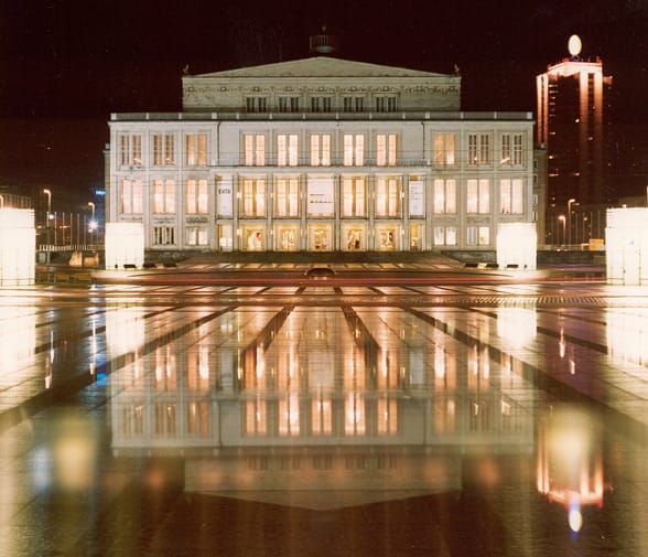 Leipzig, Oper Leipzig, BEGINN DER SANIERUNGSARBEITEN MUSIKALISCHE KOMÖDIE, 19.07.2014
