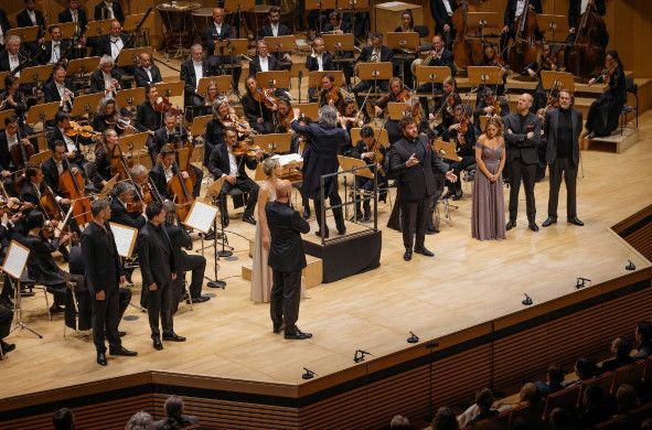 Kulturpalast Dresden, DAS RHEINGOLD historisch hier Ensemble und Orchester © Oliver Killig